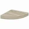 vidaXL Kelluvat kulmahyllyt 4 kpl tammi 25x25x3,8 cm MDF