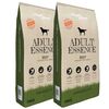 vidaXL Premium koiran kuivaruoka Adult Essence Beef (2 x 15 kg)