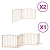 vidaXL Koiraportti kokoontaittuva 8 paneelia 640 cm poppelipuu
