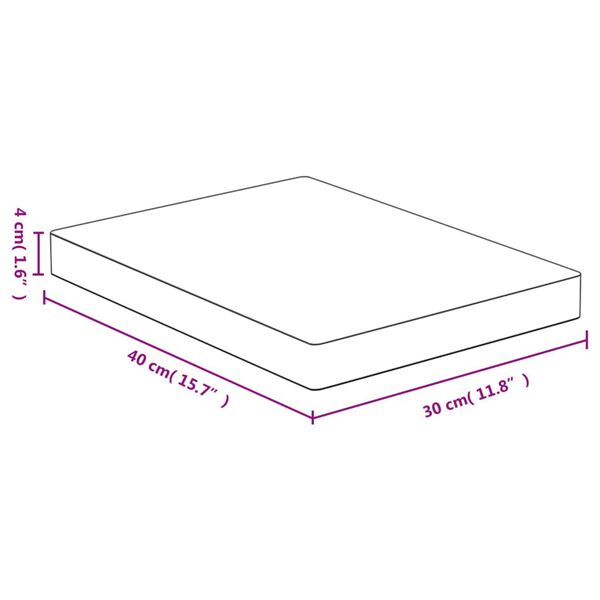 vidaXL Leikkuulauta 30x40x4 cm bambu