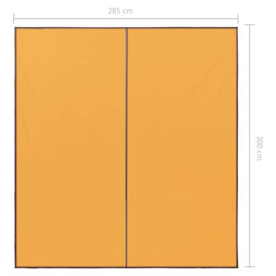 vidaXL Suojapeite ulkokäyttöön 3x2,85 m keltainen