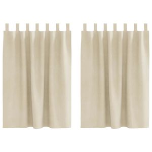 vidaXL Pimennysverhot 2 kpl Kerma 140 x 140 cm Sametti