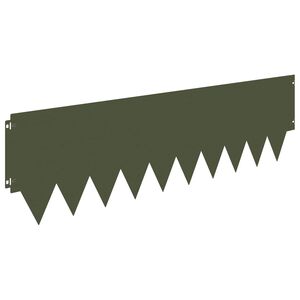 vidaXL Nurmireunus 20 kpl 103 x 30 cm Ter&auml;s Oliivinvihre&auml;