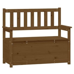 vidaXL Penkki hunajanruskea 112,5x51,5x96,5 cm t&auml;ysi m&auml;nty