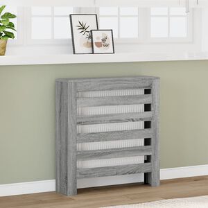 vidaXL L&auml;mp&ouml;patterin suoja harmaa Sonoma 78x20x82 cm tekninen puu