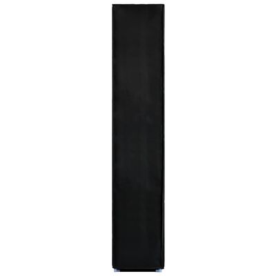 vidaXL Kenkäkaappi musta 60x30x166 cm kangas