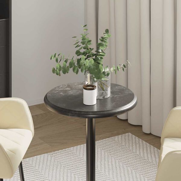 vidaXL P&ouml;yt&auml;levy musta &Oslash;40x2,5 cm marmori