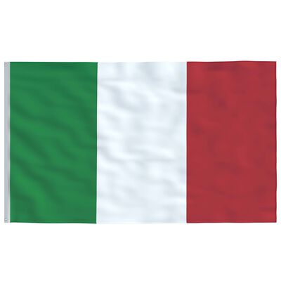 vidaXL Italian lippu ja lipputanko 6,23 m alumiini