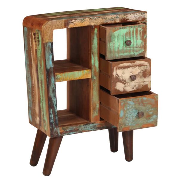 vidaXL Senkki 55x30x80 cm kierrätetty täyspuu