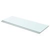 vidaXL Hyllyt 2 kpl kirkas lasi 70x25 cm