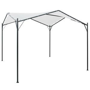 vidaXL Huvimaja 3x3x2,6 m valkoinen 180 g/m&sup2;