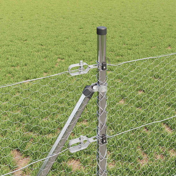 vidaXL Aitalatu Hopea 50 x 0,6 m (25 mm verkko) Ter&auml;s