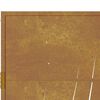 vidaXL Puutarhan portti 100x175 cm Corten-teräs Ruohokuvio