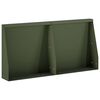 vidaXL Pato 2 kpl 40 x 12 x 40 cm Ter&auml;s Oliivinvihre&auml;
