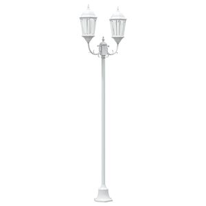 vidaXL Puutarhavalaisin 68 x 20 x 235 cm Alumiini ja lasi