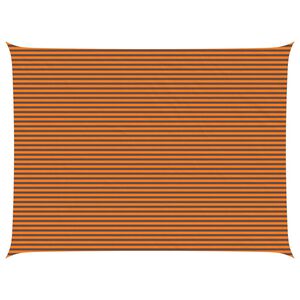 vidaXL Aurinkosuojapurje Oranssi ja ruskea 8 x 6 m