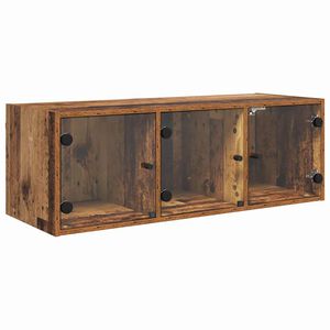 vidaXL Sein&auml;kaappi Vanha Puu 102 x 37 x 35 cm Tekninen puu
