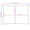 vidaXL Aurinkopurje Oxford-kangas suorakaide 2,5x4 m beige