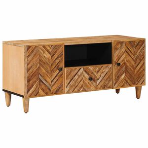 vidaXL S&auml;ilytyskaapit Ruskea 105 x 33,5 x 46 cm Kiinte&auml; mango puu