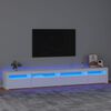 vidaXL TV-taso LED-valoilla valkoinen 270x35x40 cm