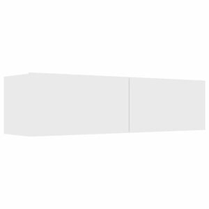 vidaXL TV-taso valkoinen 120x30x30 cm tekninen puu