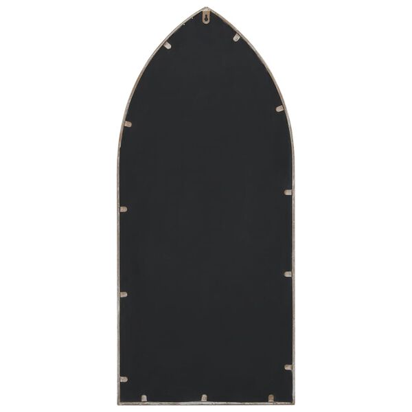 vidaXL Puutarhapeili hiekka 100x45 cm rauta ulkokäyttöön