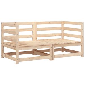 vidaXL Puutarhansohvan kulmapalat 2 kpl 70x70x67 cm t&auml;ysi m&auml;nty