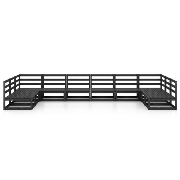 vidaXL 10-osainen puutarhasohvasarja täysi mänty