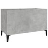 vidaXL LP-levyjen s&auml;ilytyskaappi betoninharmaa 74,5x38x48 cm puu