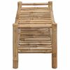 vidaXL Kenk&auml;teline hyllyll&auml; Luonnollinen 68 x 28 x 30 cm Bambusta