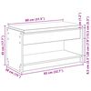vidaXL Halli penkki tyynyll&auml; hyllyll&auml; Harmaa Sonoma 83 x 38 x 45 cm