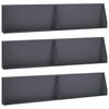 vidaXL Pato 6 kpl 100 x 12 x 50 cm Ter&auml;s Antrasiitti