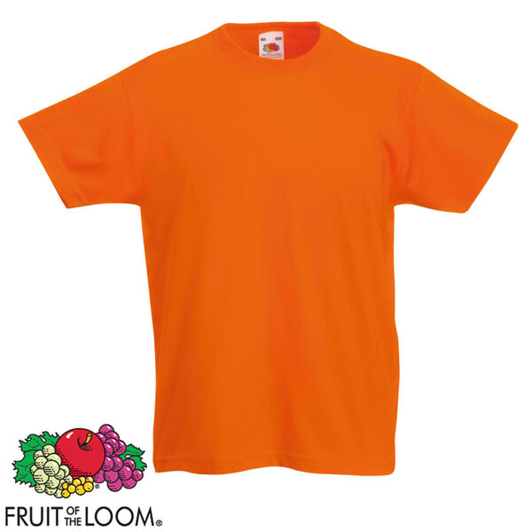 Fruit of the Loom Lasten T-paita 5 kpl oranssi koko 128