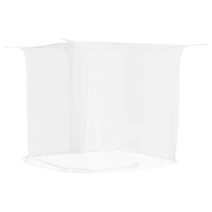 vidaXL Riippuva hyttysverkko 156 verkko valkoinen 220x100x150 cm
