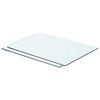 vidaXL Hyllyt 2 kpl kirkas lasi 50x30 cm