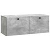 vidaXL Sein&auml;lle asennettava TV-kaappi 78,5 x 31 x 30 cm Betoninharmaa