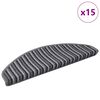 vidaXL Itseliimautuvat portaamatot 15 pcs Harmaa 65 x 21 x 4 cm
