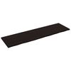 vidaXL Kylpyhuoneen ty&ouml;taso t.ruskea 220x60x(2-4)cm k&auml;sitelty t&auml;yspuu