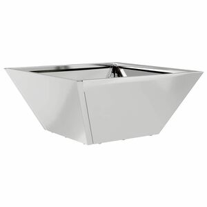 vidaXL Puutarha ruukku Hopea 35 x 35 x 15 cm Galvanoitu ter&auml;s