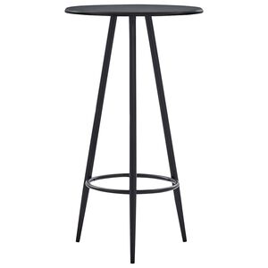 vidaXL Baarip&ouml;yt&auml; musta 60x107,5 cm MDF
