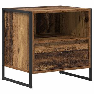 vidaXL Y&ouml;p&ouml;yt&auml; Vanha Puu 50 x 39,5 x 50 cm Tekninen puu
