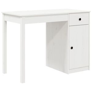 vidaXL Ty&ouml;p&ouml;yt&auml; valkoinen 100x50x75 cm t&auml;ysi m&auml;nty