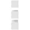 vidaXL Sein&auml;hyllyt 3 kpl valkoinen 58x18x18 cm tekninen puu