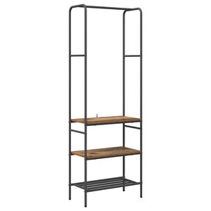 vidaXL Vaatev&auml;line Vanha puu 60 x 30 x 171 cm Tekninen puu
