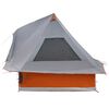 vidaXL Perhe Tipi Teltta katolla Harmaa ja oranssi 466 x 310 x 240 cm