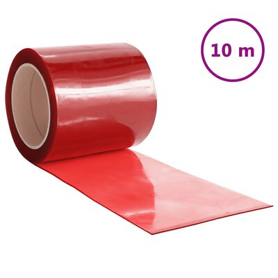 vidaXL Oviverho punainen 200 mm x 1,6 mm 10 m PVC