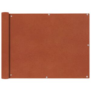 vidaXL Parvekkeen Suoja Oxford Kangas 90x400 cm Terrakotta