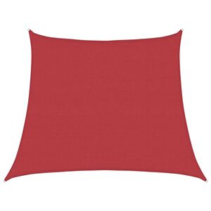 vidaXL Aurinkopurje 160 g/m&sup2; punainen 3/4x3 m HDPE