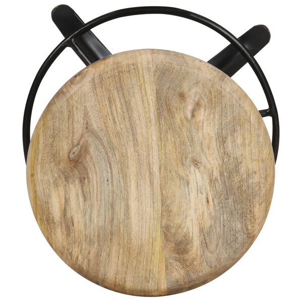 vidaXL Baarijakkarat 2 kpl 66 cm täysi mangopuu