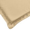 vidaXL Matalaselk&auml;tuolin tyynyt 6 kpl beige 100x50x4 cm kangas